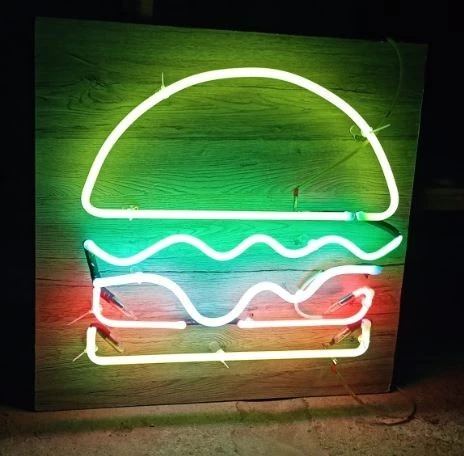 real neon glass  نيون حقيقي 