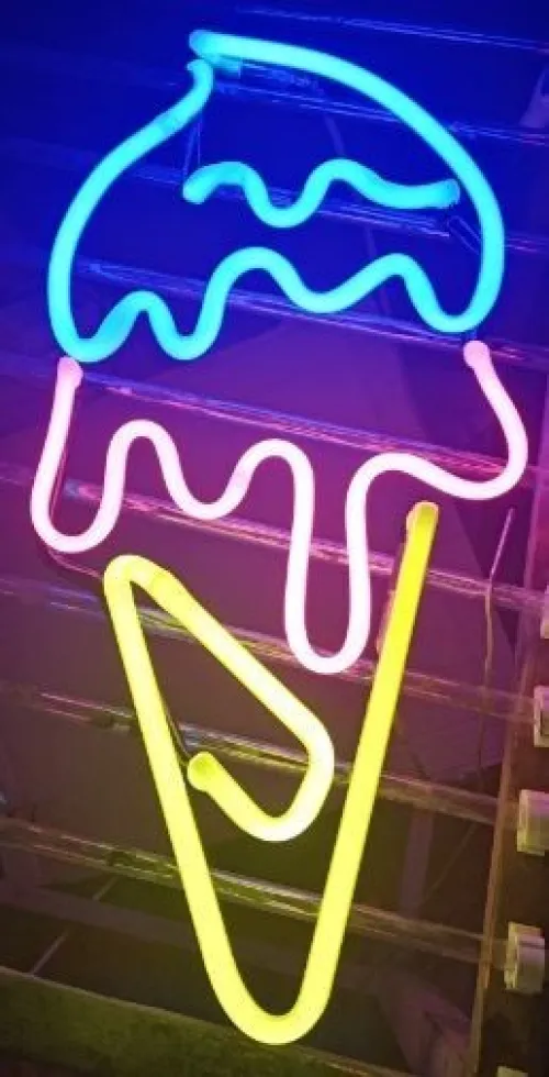 real neon glass  نيون حقيقي 