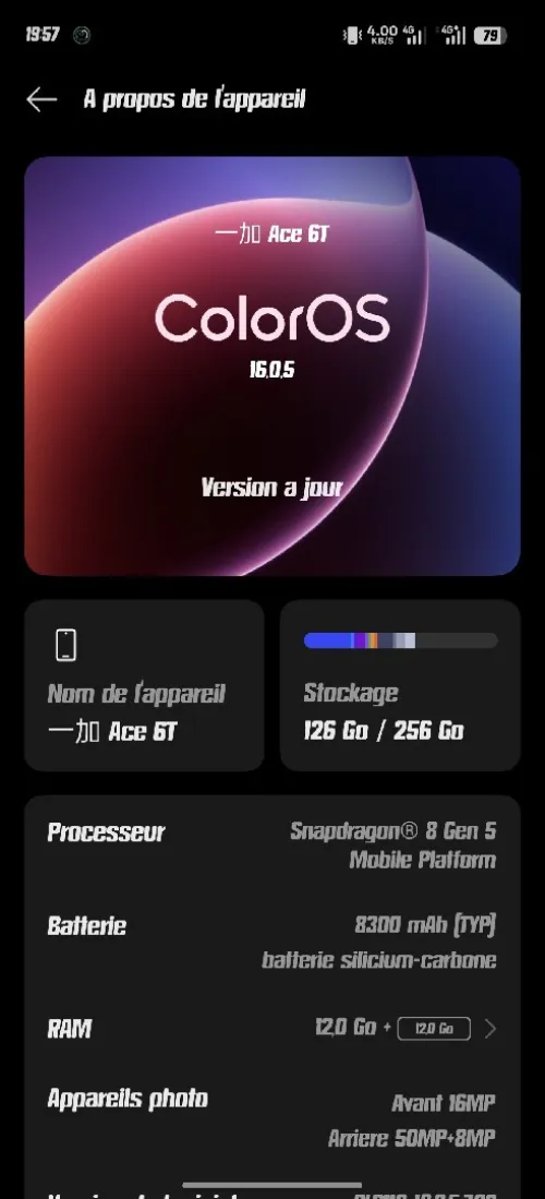 Oneplus Ace 6t