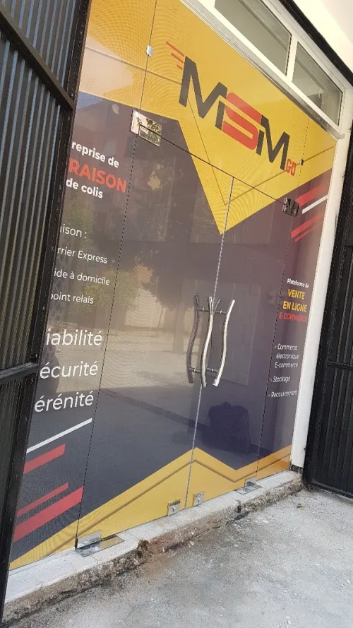 Habillage vitrine