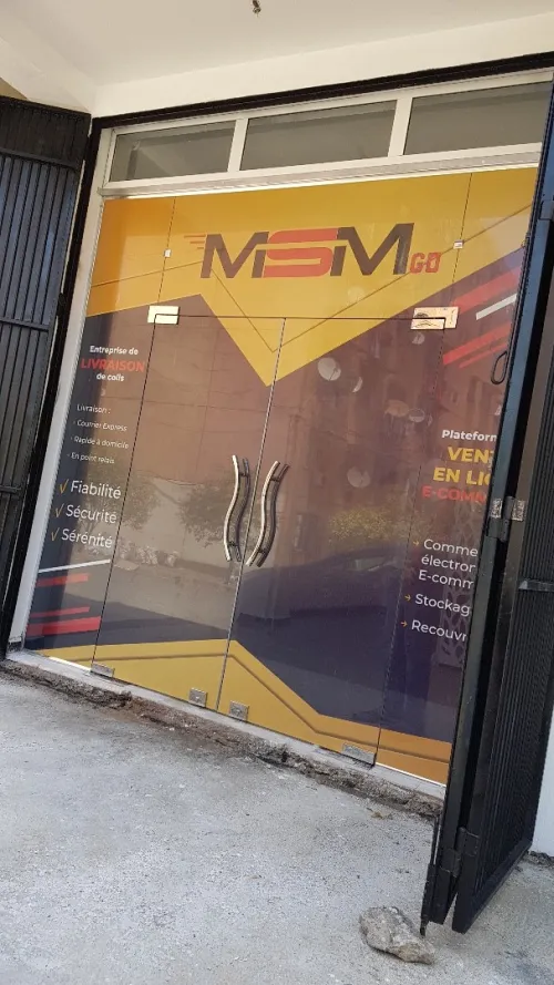 Habillage vitrine