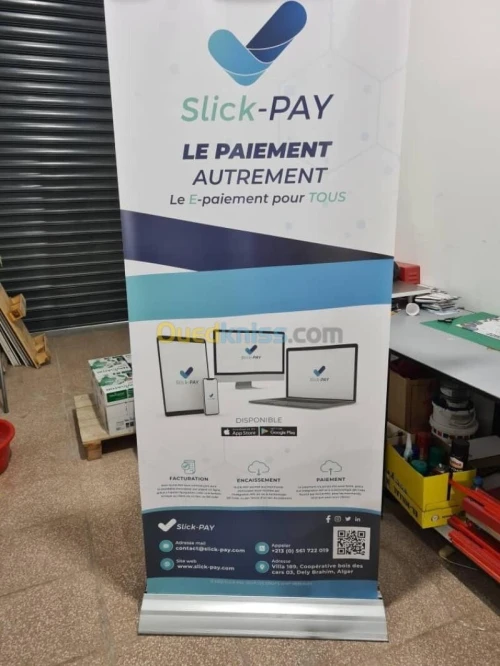 Banner roll up