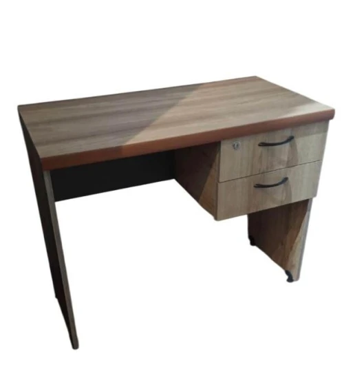 BUREAU MDF 90CM AVEC 2 TIROIRS