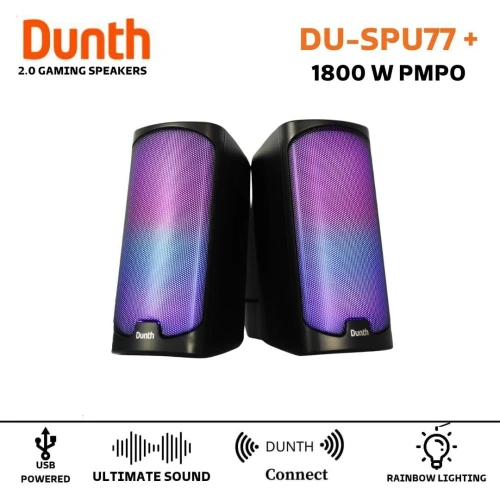 MINI HAUT PARLEUR DUNTH POUR ORDINATEUR BLUETOOTH DU-SPU77(1800W)