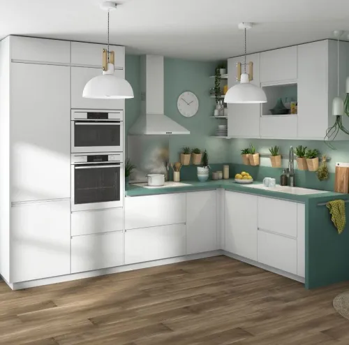 Fourniture et pose de Meubles de cuisine pour les promotions immobilières .