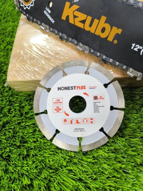 KIT ADAPTATEUR SCIE À CHAÎNE POUR MEULEUSE D'ANGLE** 115MM 850W  +Disque diamant offert 115mm