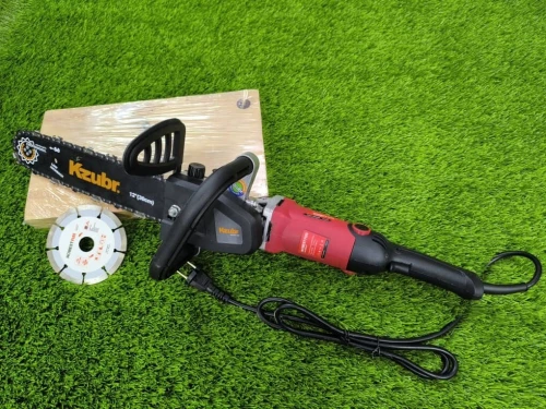 KIT ADAPTATEUR SCIE À CHAÎNE POUR MEULEUSE D'ANGLE** 115MM 850W  +Disque diamant offert 115mm