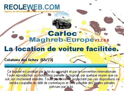 Logiciel de location de véhicules