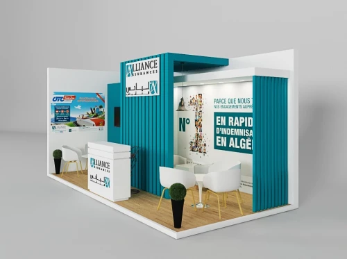 Visualisation 3D Architecturale et Aménagement de Stands