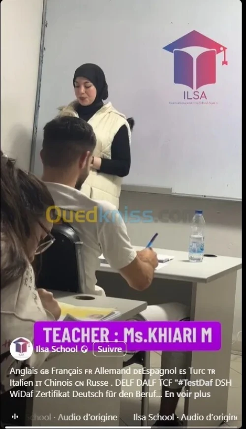 Ecole des langues Anglais TOEFL Français TCF Allemand DALF Espagnol Italien IELTS Turc Russe Chinois