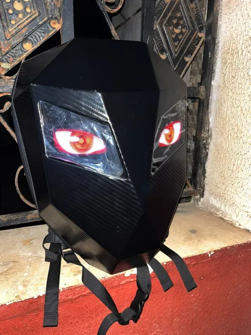 sac a dos led moto 