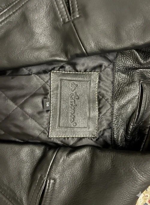 Veste en Cuir Noir Classique et Robuste - Qualité Supérieure | [Marque si connue]