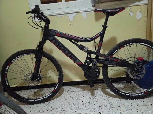 Velo vtt double amortisseur moma taille m 26 pouces