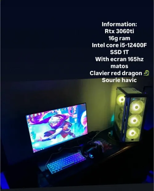 Pack pc + ecrans + clavier 