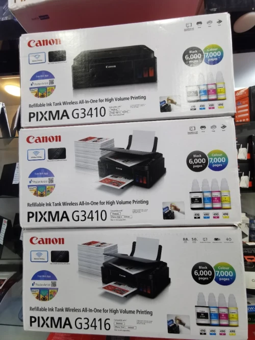 Imprimante Canon Jet Encre Pixma G3410 / g3416 Wifi / Réservoir