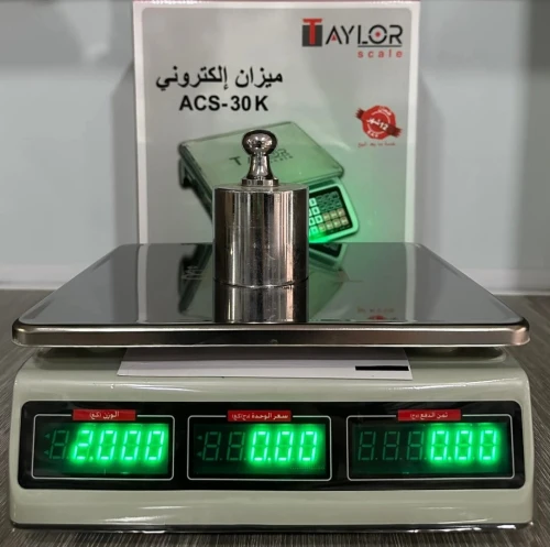 ميزان إلكتروني 30 كيلو  Acs-30k من Taylor Scale.