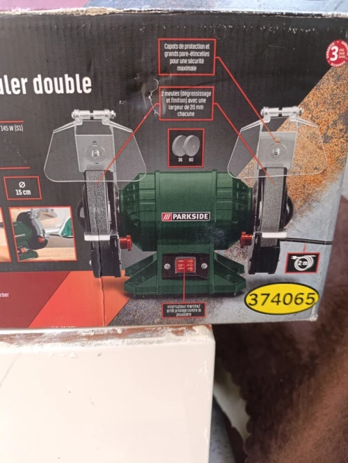 Touret a meuler double 