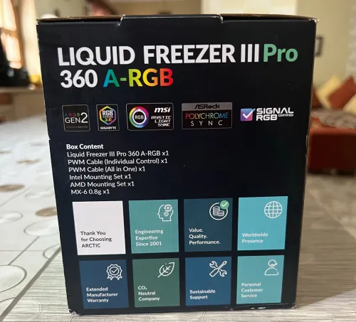 ARCTIC LIQUID FREEZER III PRO 360 A-RGB