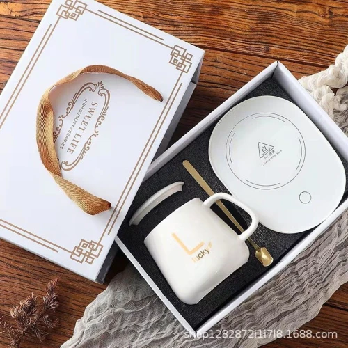 Box Tasse à Café avec Support Chauffant Electrique
