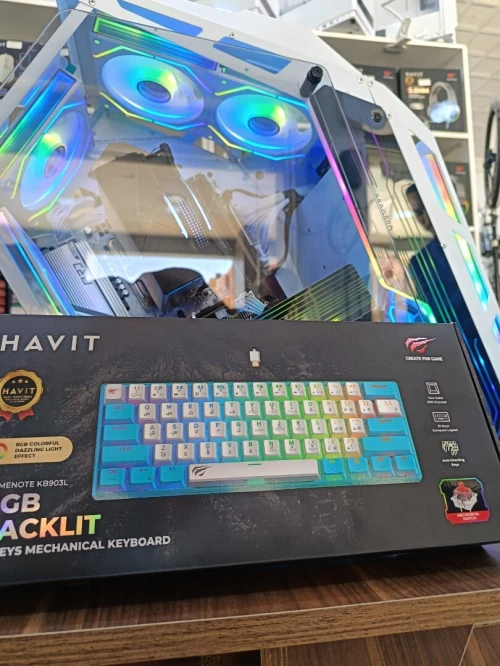 CLAVIER HAVIT GAMENOTE KB903L MICANIQUE RED SWITCH BLACK