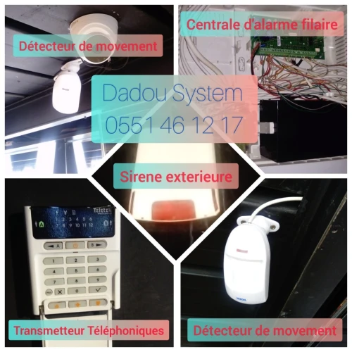 Installation alarme et camera أنظمة المراقبة والإنذار