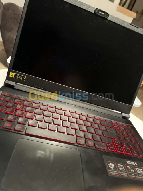Acer Nitro 5 15.6'',FHD 144hz ,Intel i5 11th Gen ,RAM 16go ,SSD 512G ,Nvidia GTX 1650