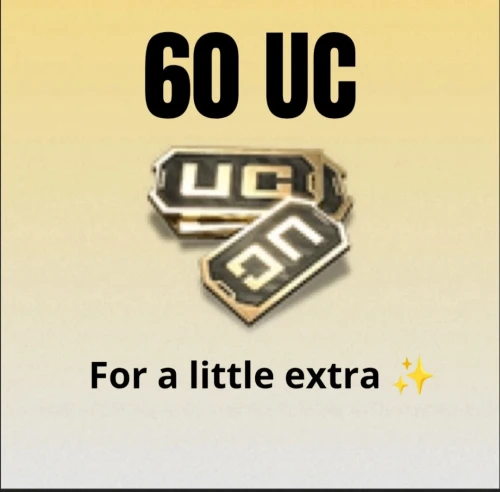 PUBG MOBILE l 60 UC POINTS