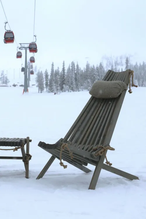 Chaises Pliantes Scandinaves en Bois Naturel