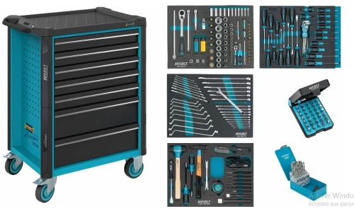 Servantes Atelier Pro -  HAZET Allemagne & VIGOR Europe  178 à 256 Outils | Neuf & Garanti