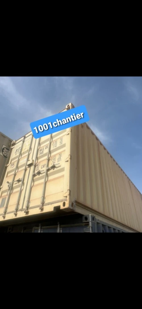 Conteneur 40pied premier voyage