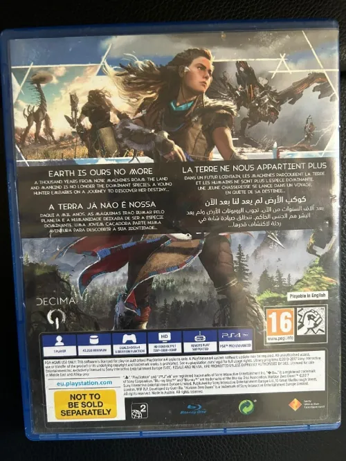 Horizon zero dawn + fifa 18 + fifa 17 + fifa 16
