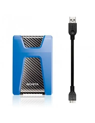 DISQUE EXTERNE HDD ADATA HD650 1TB ANTICHOC DURABLE USB 3.2 GEN 1 USB 5Gbps BLEU