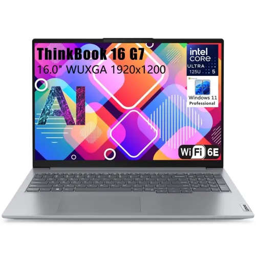 LAPTOP LENOVO THINBOOK 16 G7 INTEL ULTRA 5 125U / DDR5 16GB SSD 512GB PORT RJ45 ECRAN FHD 16" + SACOCHE