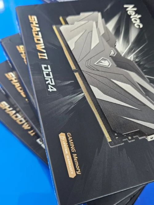 RAM DDR4 NETAC SHADOW II 16GB (8X2) 3200MHz BLACK GAMING Memory