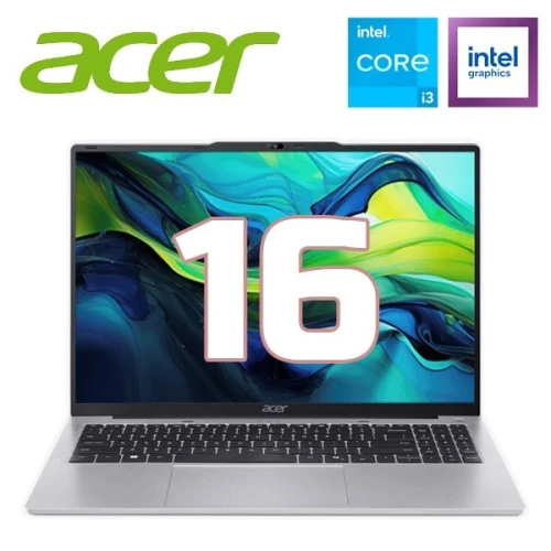 LAPTOP ACER ASPIRE LITE 16 CORE I3-1305U DDR5 8GB SSD 256GB NVME ECRAN 16" FHD NEUF SOUS EMBALLAGE