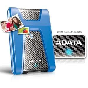 DISQUE EXTERNE HDD ADATA HD650 1TB ANTICHOC DURABLE USB 3.2 GEN 1 USB 5Gbps BLEU