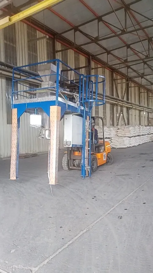 Ensacheuse 50kg , balance décharge produit