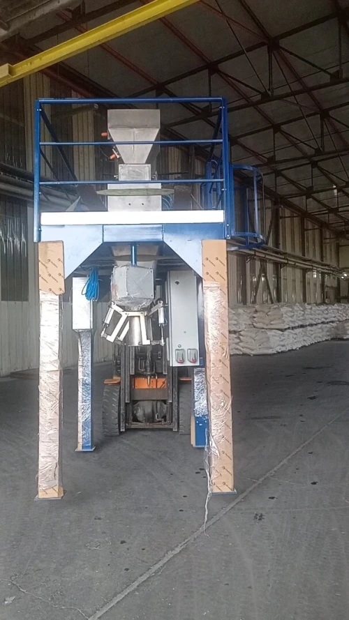 Ensacheuse 50kg , balance décharge produit
