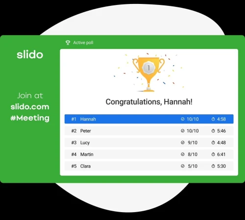 SLIDO License PRO personnalisable