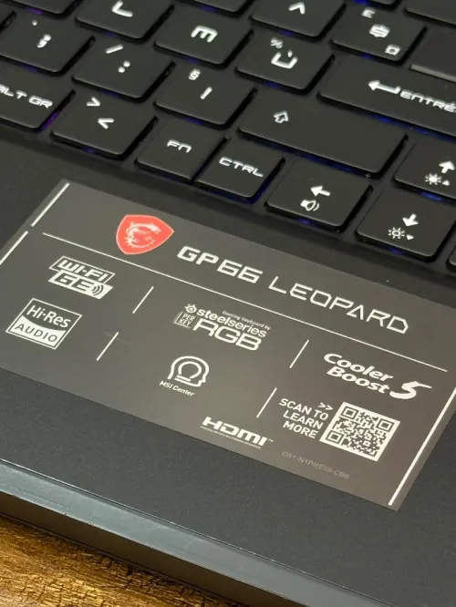 MSI GP66 Leopard 240Hz - i7 11800H - 16Go - 1To - RTX 3080 