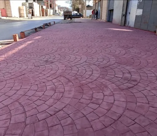 Béton imprimé