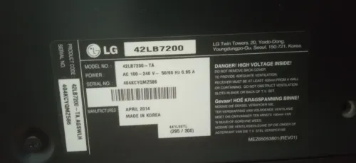 TV LG 42 pouce LB7200