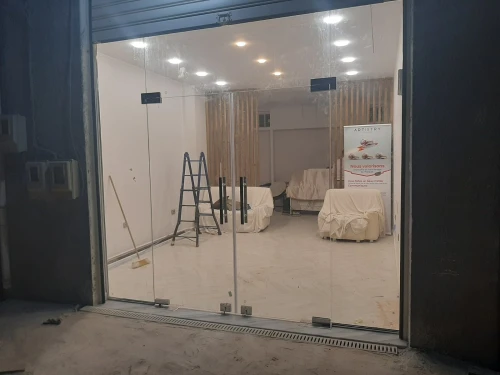 vitrine en verre 