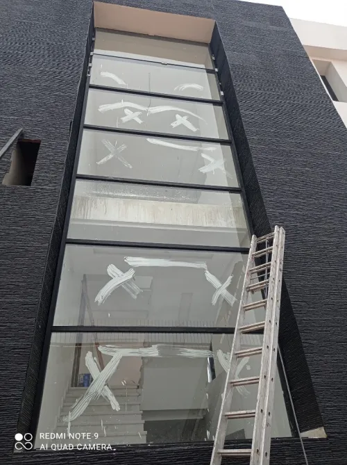 Façade en verre 