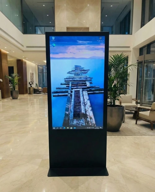 Écran interactif tactile 55 pouces 4K Totem professionnel