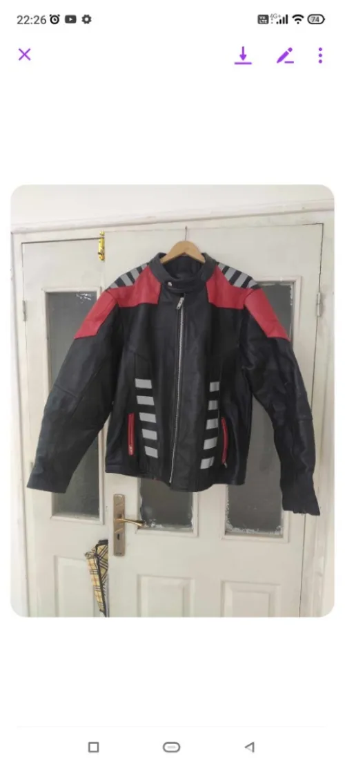 Blouson moto cuir 
