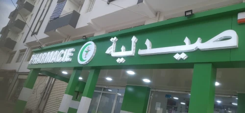 Plaques publicitaires et panneaux lumineux (اللوحات الإعلانية واللوحات المضيئة)