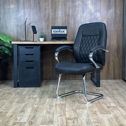 Chaise de bureau fauteuil PDG PILOT simili cuir marque Mobix dz