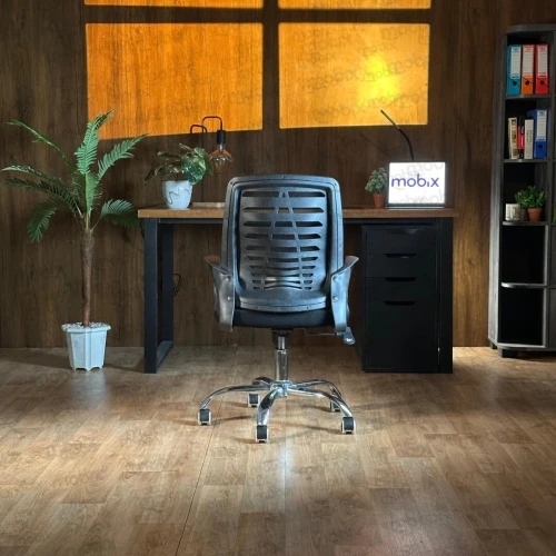 Chaise bureau administration opérateur ARGO noir de la marque Mobix dz