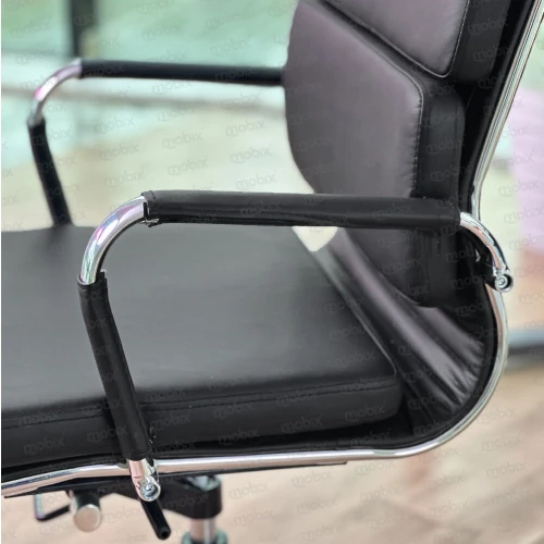 Fauteuil de bureau AURA noir _ style et confort au bureau MOBIX-DZ